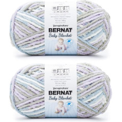 Bernat Baby Blanket Cloud Nine dzija - 2 iepakojumi pa 300g - Poliesters - 6 Super Bulky - 220 metri - Adīšana / tamborēšana