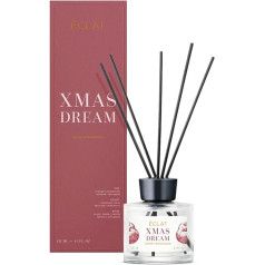 ÉCLAT Xmas Dream istabas aromāts - ilgnoturīgs gaisa atsvaidzinātājs ar augstas kvalitātes sastāvdaļām - 130 ml - ar filca stienīšiem