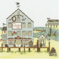 Bothy Threads The Lobster Pot Counted Cross Stitch Kit 26x26cm XSS8