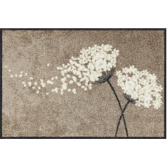 Salonloewe Wishful Blossom Mazgājams 050 x 075 cm Durvju paklājs iekštelpām un ārpus telpām Dirt Trapper Durvju paklājs Flower Design