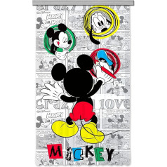 AG Design Disney Mickey Mouse Kinderzimmer Gardine/Vorhang, daudzkrāsains, 0,1 x 140 x 245 cm