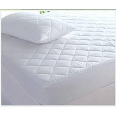 The Bettersleep Company Matratzenschoner, 42 cm extra tief, ägyptische Baumwolle, für Super-King-Size-Bettgröße mit Bettrock, Hotel-Qualität, Baumwollperkal, extrem weich, Diamant-gesteppt, anti-allergisch, für extra Komfort und Schutz