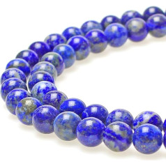 jartc 11 pērlītes, Juvelierizstrādājumu pērlītes, Lapis Lazuli, 12mm