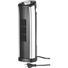 Sichler Haushaltsgeräte Silent Column Fan, galda kolonnu ventilators ar 75° oscilāciju, 2 līmeņi, 24 W (Torņa ventilators, Torņa galda ventilators, Gaisa kondicionieri un ventilatori)