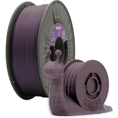 Winkle PLA pavediens | Pla 1,75 mm | Filamentu drukāšana | 3D printeris | 3D Filaments | Krāsa violeta, pērļu dzintara | Spole 1000 g