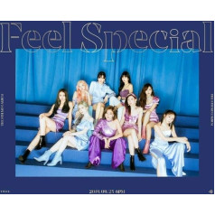 Twice 'Feel Special' 8th Mini Album B Version CD+88p PhotoBook+Lyrics Paper+5p PhotoCard+1p Gold PhotoCard+Pre-Order+Message PhotoCard Set+Tracking Kpop Sealed