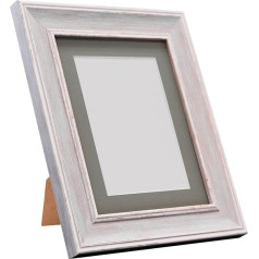 FRAMES BY POST Scandi Vintage Distressed Blue with Dark Grey Mount 20x16 Размер изображения 15x10 дюймов