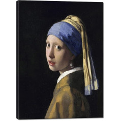 Wieco Art Vermeer-0001-3040 Glezniecība Reprodukcija uz audekla HD Print Mākslas darbi mājai un birojam