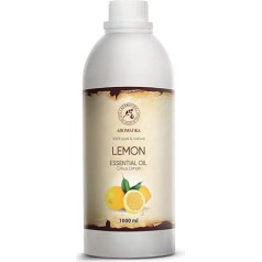 Citronu eļļa 1000 ml - dabīga, tīra ēteriskā eļļa 