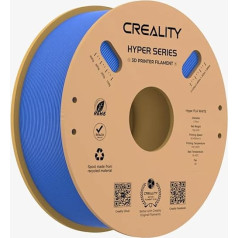 Creality PLA filaments, 1,75 mm diametrs 600 mm/s augstam drukāšanas ātrumam, -0,03 mm izmēru precizitāte augstas precizitātes drukāšanai, augsta šķidruma pakāpe un ātra dzesēšana K1, K1 Max (zils)