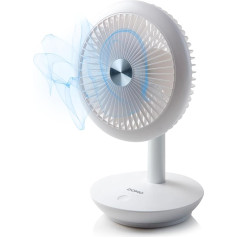 Domo DOMO DO8147 galda ventilators 5 W (Ø x H) 18 cm x 28,2 cm Balts