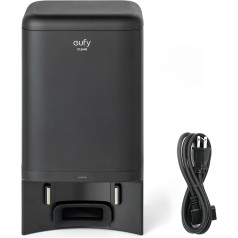 eufy X8 Pro sērijas pašiztukšošanas stacija, automātiska putekļu nosūknēšana, maisiņā putekļi saglabājas līdz 45 dienām, saderīgs ar X8 Pro sērijas robotu putekļsūcēju