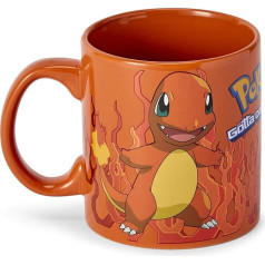 JUST FUNKY Charmander Orange Flame Kaffeetasse mit Charmander Character