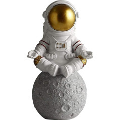 ALEOHALTER Astronauta statujas Astronauta figūra Skulptūra Kosmonauta statuja Rakstāmgalda aksesuāri Bērnu istabas zēnu guļamistabas rotājums Astronauta tematiskais rotājums