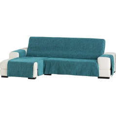 Eysa Dream Nicht elastisch Sofa überwurf Chaise Longue Links, frontāls, šenils, 03-türkis, 37 x 9 x 29 cm