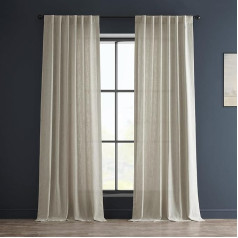 HPD Half Price Drapes FHLCH-VET200210-120 Lina aizkars 1 panelis Cream