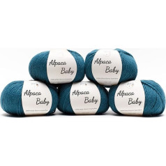 Tricot Cafè - Alpaca Baby - dzija Baby Alpaca Superfine elpojoša, ūdensnecaurlaidīga, izturīga un elastīga adatu/tamboradatu āķiem: 4.00/4.50 25 g - eļļa