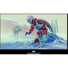 Настенная картина Komar | Star Wars Classic RMQ Hoth Battle Pilot | Детская комната, подростковая комната, декор, арт-принт | без рамки | WB144 70 x 50 см | Размер: 70 x 50 см