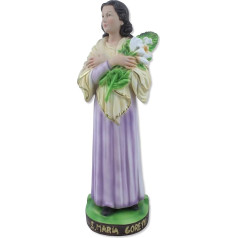 Proposte Religiose S. Maria Goretti ar rokām apgleznota statuja Augstums 30 cm