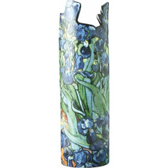 John Beswick 22 x 8 cm Van Gogh Schwertlilien Silhouette d 'Art Vase, melnbalta (Mehrfarbig)