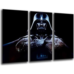 Sienas glezna - Zvaigžņu kari, Darth Vader, 97 x 62 cm, koka/XXL formāts 26022 - Mākslas druka