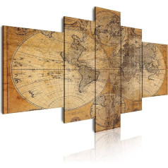 Dekoarte-plēves bildes Antique MAP Modern Design#180 CM (67 x 85 CM)