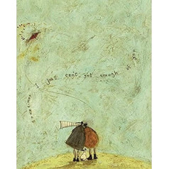 Sam Toft Leinwanddruck, Poliesters, melns, 40 x 50 cm