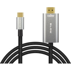 92-686# hdmi - usb-c 2m pīts savienotājs