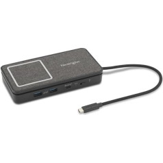 Dokēšanas stacija sd1700p usb-c dual 4k portable qi