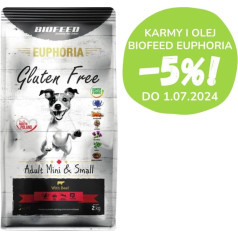 Biofeed euphoria g-f suņi mini&small liellopu gaļa 2kg