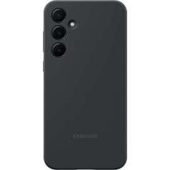 Samsung Oriģināls silikona futrālis priekš Galaxy A55 black