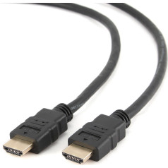 Kabelis cc-hdmi4l-1m (hdmi m - hdmi m; 1m; krāsa melna)