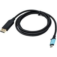 Kabeļa adapteris usb-c uz displeja portu 4k/60hz 200cm