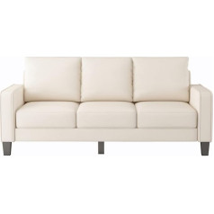 Tabker Sofa Living Room Furniture Sofa, Leisure Couch, with Soft Seat, Comfortable Backrest and Linen for Room