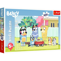 Puzle 100 gabaliņu jolly world bluey