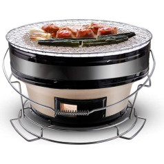 Grili Carbon-Backofen Kommerzieller Retro-Herd Home Outdoor BBQ Schlammbraten Fleischgrill Charbroiler Werkzeugpfanne