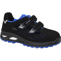 ELTEN Impulse Lady XXTL Blue Easy ESD S1P Women's Safety Shoes Textile Steel Toe Cap Lightweight Sporty Black/Blue