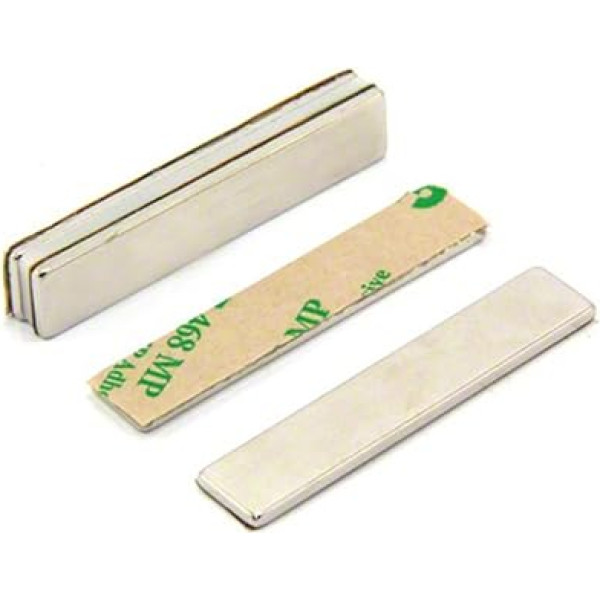 Magnet Expert Adhesive 50 x 10 x 2 mm biezs N42 neodīma magnēts - 5,5 kg pievilkšanas spēks ( dienvidu ) ( iepakojumā 200 gab. )