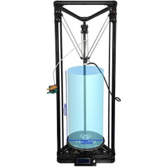 HE3D K280 Kossel Delta 3D printeris, DC 24V400w jauda, liels drukas izmērs, liels ātrums, automātiskais līmenis, siltuma gultne, vairāku materiālu atbalsts