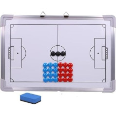 Fußball-Whiteboard, magnetische Fußball-Taktiktafel, Fußball-Trainertafel, trocken abwischbare Coaching-Tafel, Trainertafel, tragbare magnetische Fußballtafel