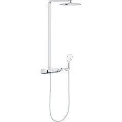 Dušas sistēma Grohe Smartcontrol Rainshower System ar termostatisko maisītāju pie sienas, 26361000