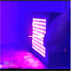 BINGNU 5000W LED-UV-Gel-Härtungslampe Hochleistungs-Ultraviolett-Schwarzlicht-Druckmaschine Glastintenfarbe Siebdruckharz 3D-Druck für SLA/DLP/LCD-3D-Druck(1 UK)