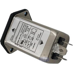 CW2A 3 6 10A Netzfilter Doppelsicherung F2 Schaltsteckdose einphasig 220V AC T(CW2A-10A-T F2 Dual Fuse)