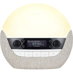 Lumie Bodyclock Luxe 700FM Light modinātājs, FM radio, Bluetooth skaļrunis un zema zilā gaisma pirms gulētiešanas