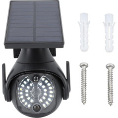 Syrisora Solar-Sensorlicht, 300 Lm, 3 Modi, Wasserdicht, Simulierte Kamera, Bewegungsmelder, Lampe Garten, Hof, Straße