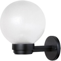 WFZRXFC White Sphere Outdoor Simplicity Wall Lantern Ūdensizturīgs un nerūsējošs sienas apgaismojums Anti-UV lampas korpuss Sienas gaisma izgatavots no plastmasas Dārza priekšējo durvju ainavu apgaismojums