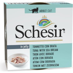 Schesir kaķiem oceanic adult želejveida tuncis ar dorado 85g