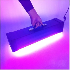 JOXLOVER LED UV Gel Curing Lamp, 405nm UV LED sveķu cietināšanas lampa 365nm 395nm UV gaisma PCB lodēšanas līmi Tintes laka Krāsu sietspiede Fotoattēlu drukāšana Viegli lietot (1_405nm)