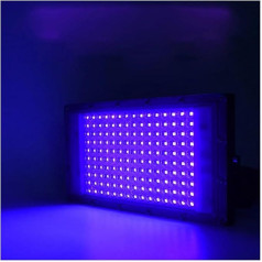 UV LED gaisma 100 W 300 W LED UV melnā gaisma Skatuves melnā gaisma Ultravioletā plūdu efekta gaisma Halloween Ziemassvētku deju DJ disko ballītei Bārs izturīgs pret ūdeni un mitrumu (izmērs : 300W_Pl