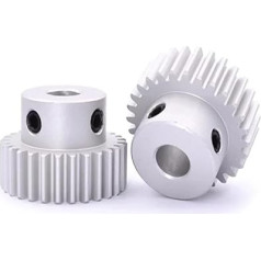 Maschinen Industrielles Ritzel 1pc 12T-60T 1M Aluminium Zahnradmotor Gear 12 13 14 15 15 16 18 20 22 24 25 26 28 30 32 33 35 36 40 50 60 Zähne Bohrung 6mm 8mm (Größe : 8mm Color : 28 Teeth)